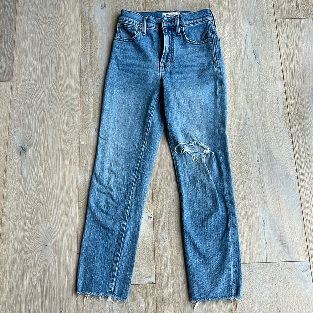 Madewell cropped perfect vintage straight jean